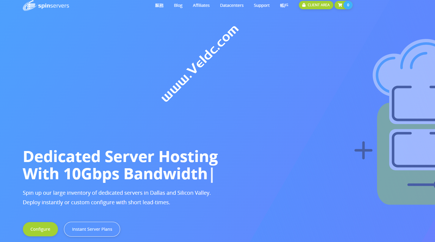SpinServers：国庆节促销，美国达拉斯机房高配服务器，1Gbps不限流量月付$99，10Gbps不限流量月付$599