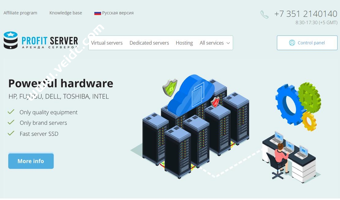 profitserver：俄罗斯独立服务器6折优惠，100Mbps不限流量，月付$28起