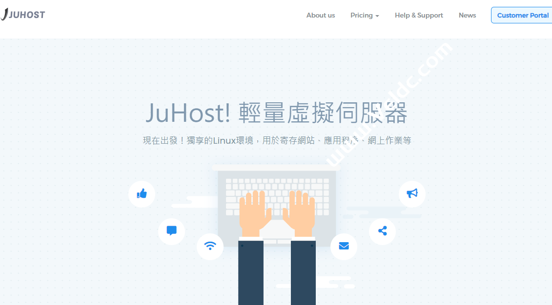 JuHost：香港直连VPS 6折优惠，1核1G20G SSD/100M带宽@1T流量，月付$2.99起