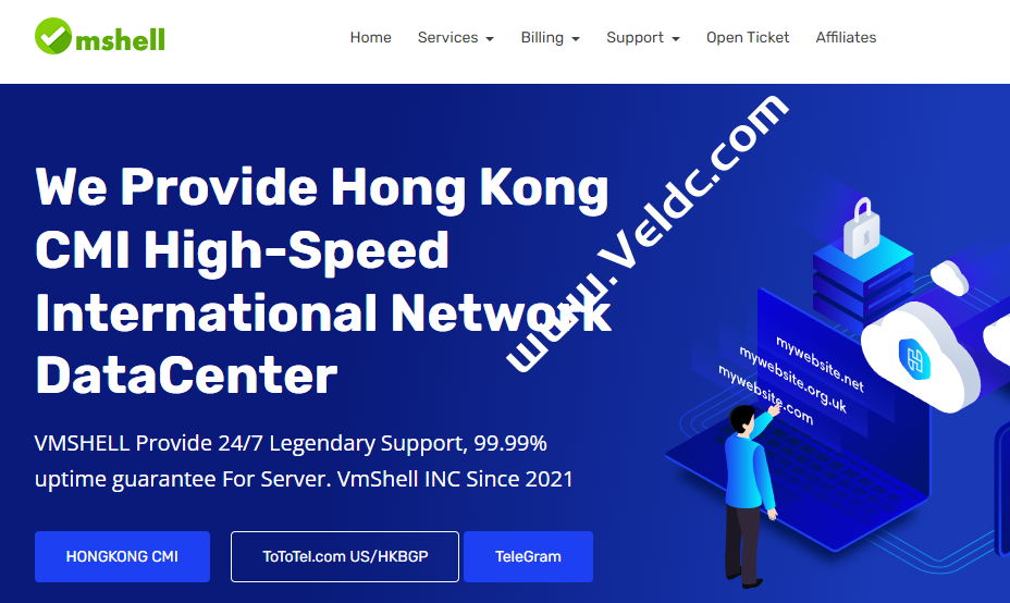 VMshell：香港CMI-2023年双11促销，600Mbps-1Gbps大带宽，年付$62起，新购三日内不满意可原路退款