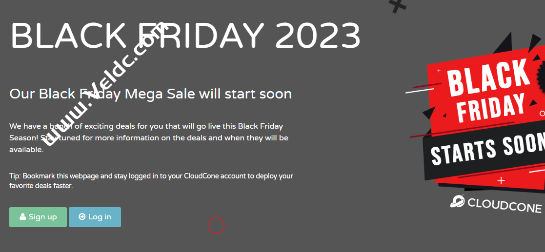 CloudCone：#黑色星期五闪购#美国洛杉矶MC机房VPS，1Gbps@1TB月流量，年付低至$7.99