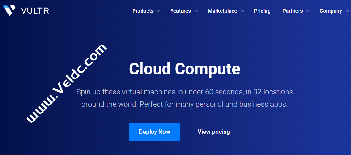 Vultr：新用户最高赠$100，可选全球32个数据中心，VPS月付$2.5起，支持按小时计费