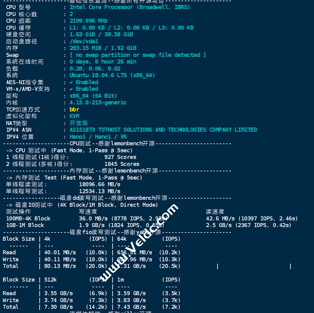 TotHost：越南VPS/CMC 线路测评，100Mbps不限流量，移动直连，解锁奈飞/ChatGPT/TikTok等，月付$1.92起